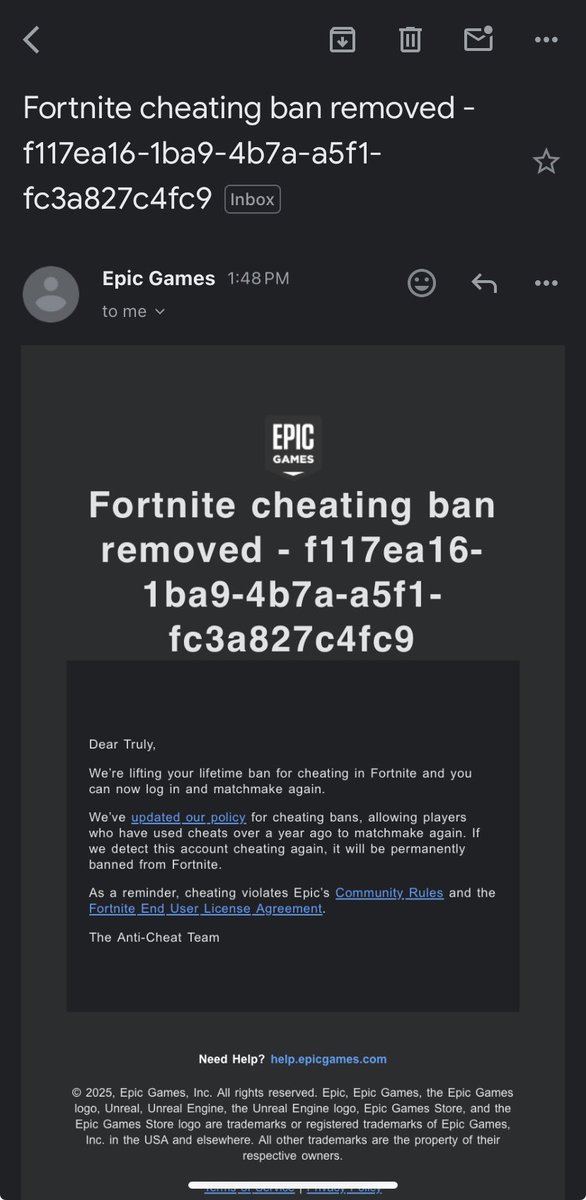 _yuma2's tweet photo. Fortnite Unban (Finally Free)

https://t.co/6hkdkQXxrx https://t.co/4EV4FJpsBs