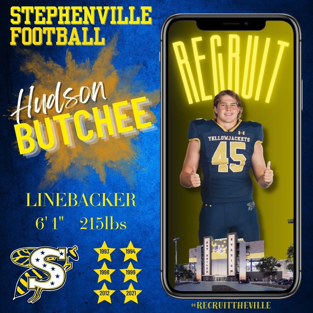Coach Clancey Kilcoyne (@coachkilcoyne) on Twitter photo One of the best Linebackers to ever do it in The Ville, check out <a href="/ButcheeHudson/">Hudson Butchee</a>.
- 3 year starter
- 1st Team All-District
- All-Big Country Linebacker
- AP & Padilla All-State Teams
- Region 1 Shot Put Finalist
hudl.com/v/2QDFeB One of the best Linebackers to ever do it in The Ville, check out <a href="/ButcheeHudson/">Hudson Butchee</a>.
- 3 year starter
- 1st Team All-District
- All-Big Country Linebacker
- AP & Padilla All-State Teams
- Region 1 Shot Put Finalist
hudl.com/v/2QDFeB