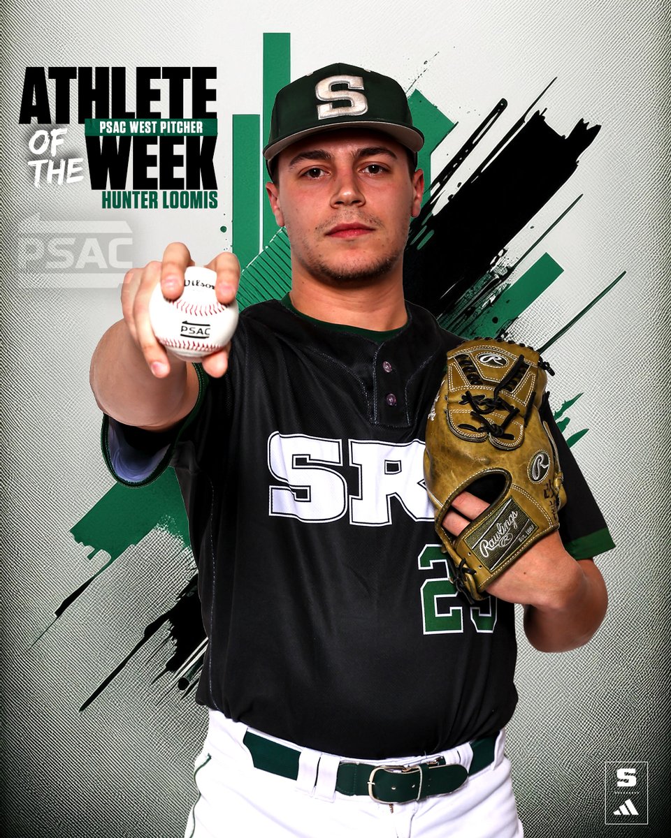 BASE: Hunter Loomis was named the PSAC West Pitcher of the Week. Loomis earned the honor after striking out seven batters and pitching 5.2 scoreless innings as part of a 2-0 shutout for The Rock over California.

Details: tinyurl.com/2bzxnddh