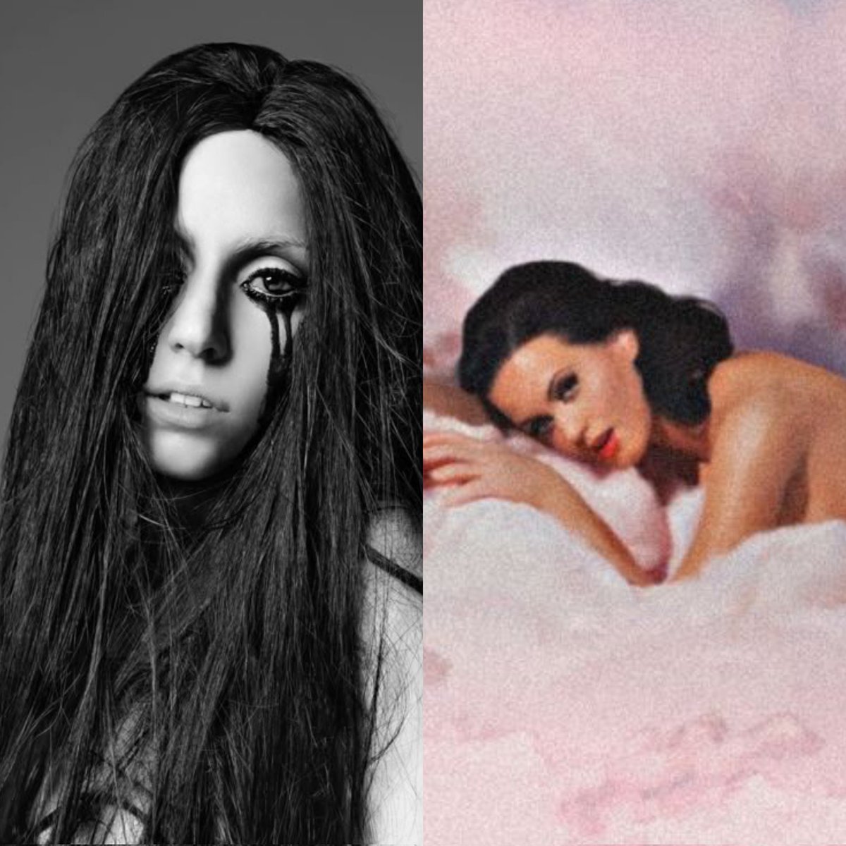 late_2_0_1_4_'s tweet photo. Let's end this debate, Katy or Gaga? 🩷🖤 https://t.co/XZjtWdL8gu