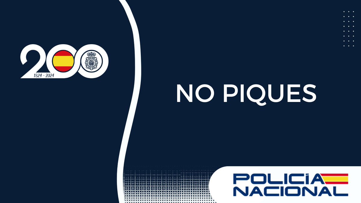 Policía Nacional tweet media