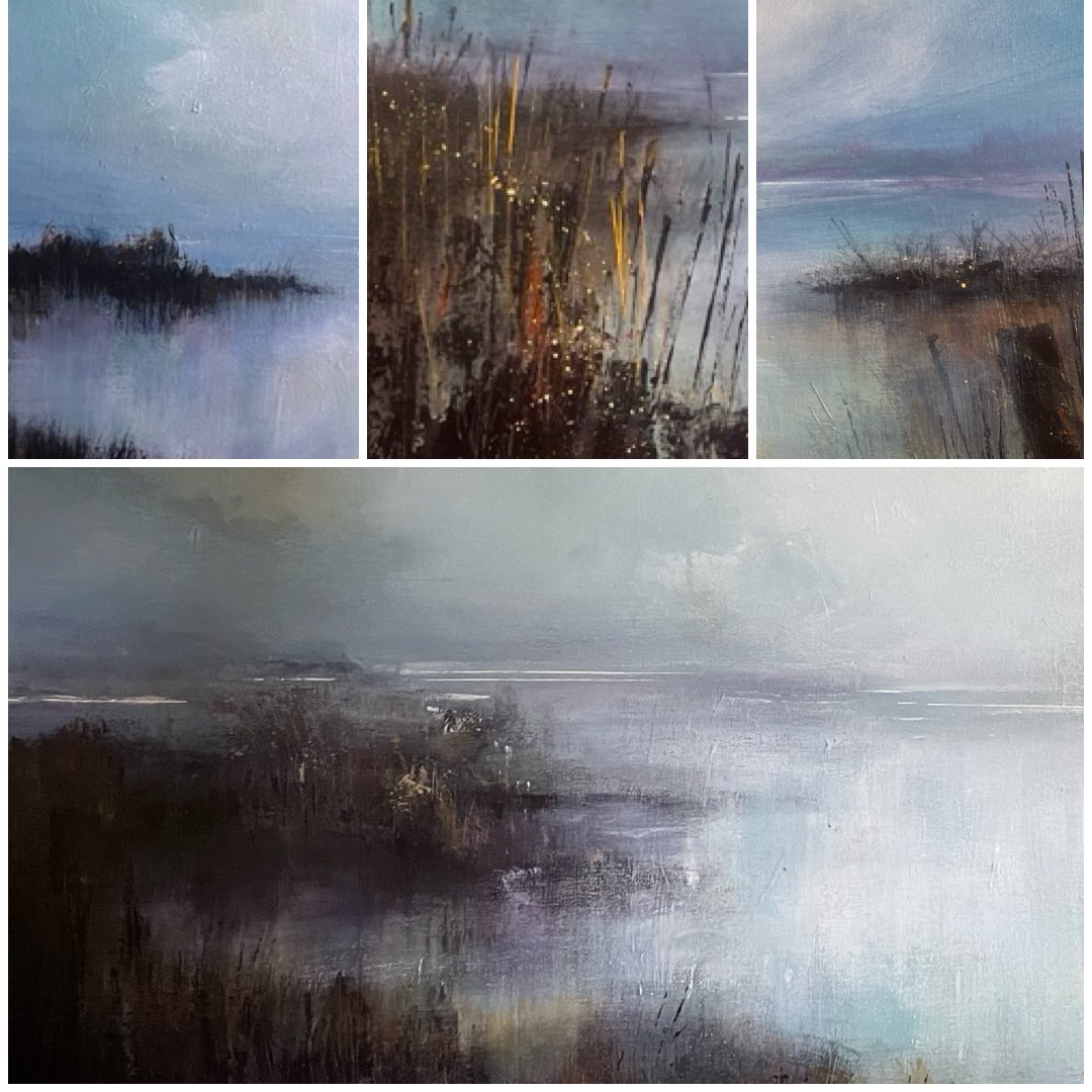SusanWhatling's tweet photo. Exhibition coming up! Been a while for new work one step at a time and almost there 🌺 #upliftingart #chronicillness  #overcominghurdles #snapemaltings #ukartist https://t.co/iJ4xqn95eJ