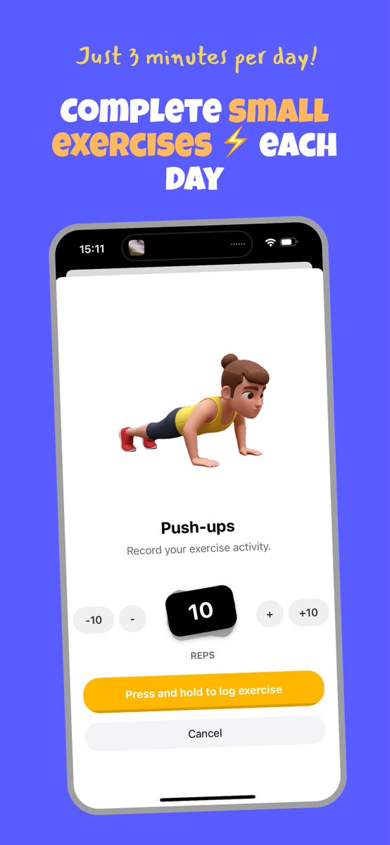 tonnusos's tweet image. WE DID IT!
Snapfit is live on the app store 🚀
1. Do daily micro exercises
2. Level up your skills, reach level 99
3. Your avatar keeps getting stronger
4. Team up with friends, complete goals together
5. Feel better because you're exercising
It's like Strava x Duolingo x…