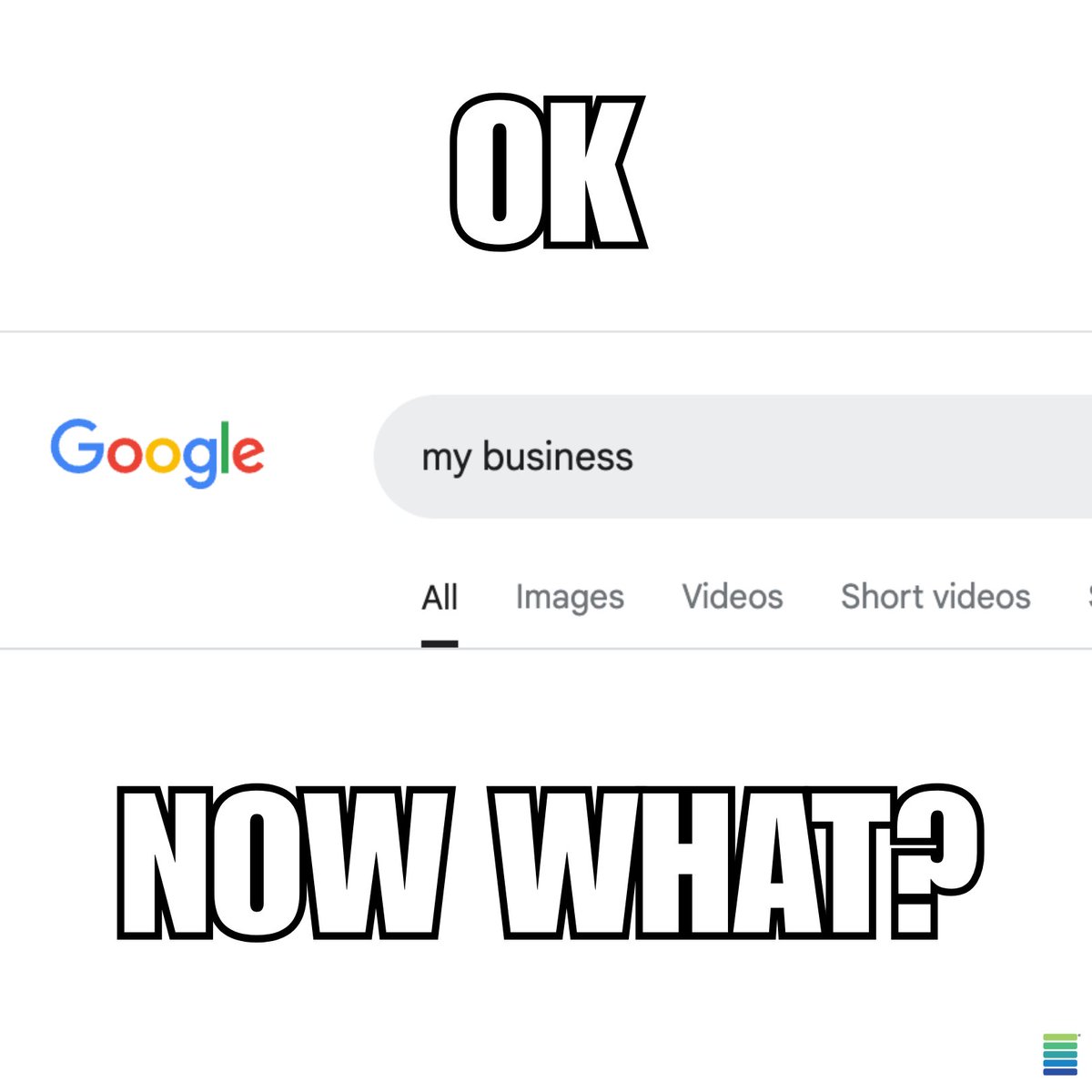 No but really... let's get your business listed on Google: hubs.la/Q03k6pRz0