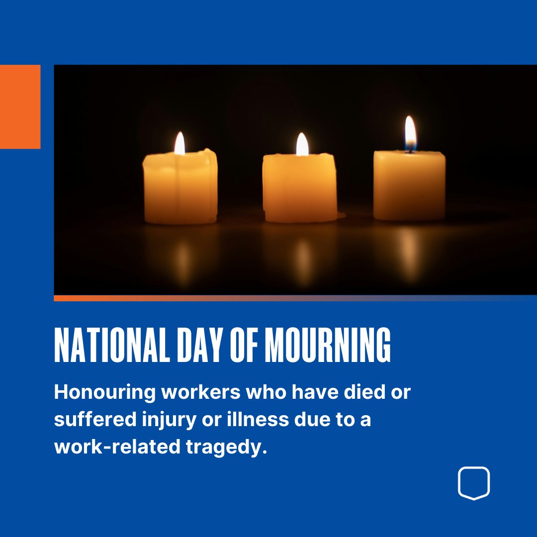 On the National #DayofMourning, we honor workers lost, injured, or made ill due to hazardous conditions. JIBC campus flags are lowered for this day and will remain lowered until further notice in solidarity with those affected by the Lapu-Lapu Day festival attack. #publicsafety