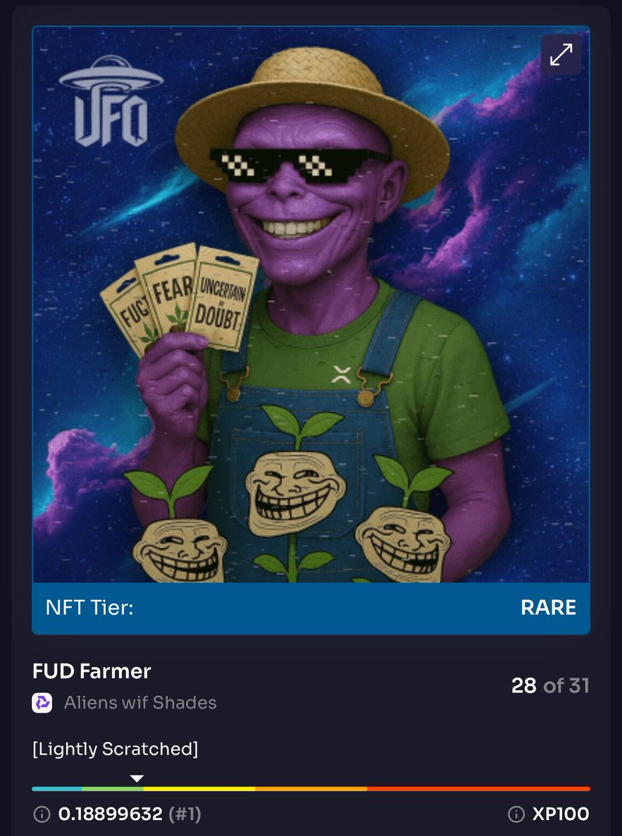 xpmarket's tweet photo. 🔥Step right up, eyes on the prize, things are heating up!!

Planting seeds of Fear, Uncertainty, and Doubt is an art. FUD Farmer smiles wider every time a market dip he 'forecasted' magically happens. Of course, he never actually sells – just watches others panic. That's his real harvest.

🔔 Going once, going twice… you’re running out of time! Less than 30 minutes left to grab The FUD Farmer before it’s GONE!!

⚡️Get yourself to https://t.co/FBhw9J3mc0 , throw in your bid, and claim the FUD Farmer before it’s SOLD, SOLD, SOLD!!