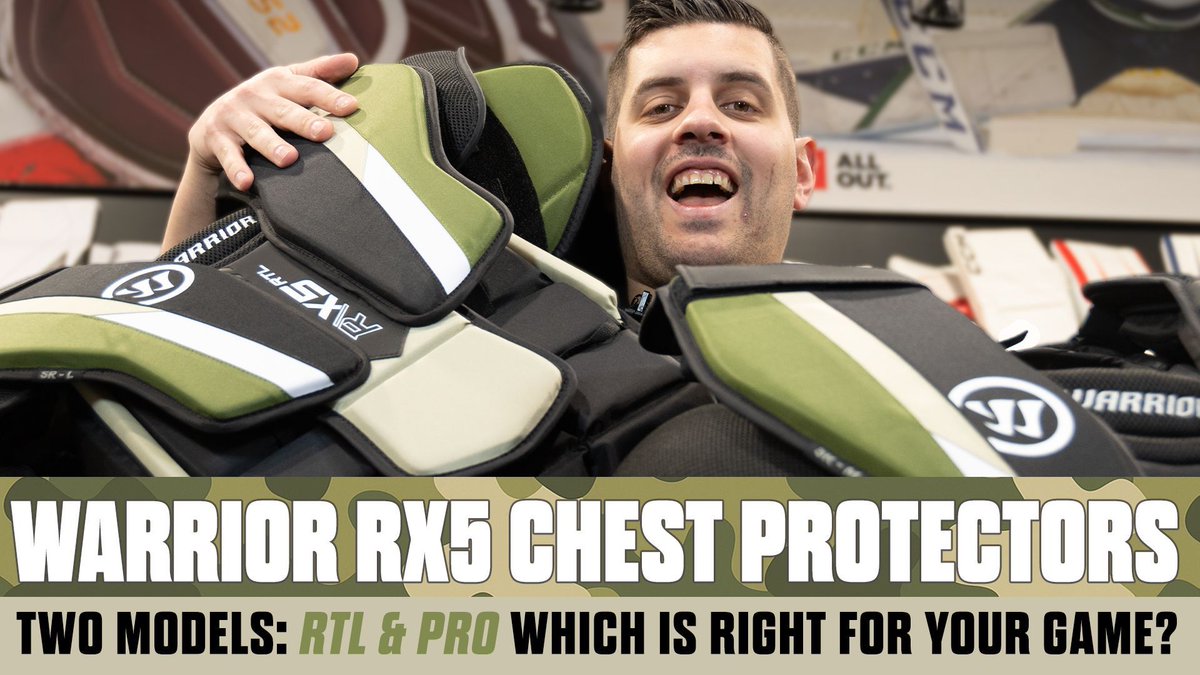 We talk a LOT about benefits of simplifying your game and <a href="/WarriorHockey/">Warrior Hockey</a> is doing same with new RX5 chest protectors by blending best of 4 models from previous line into 2 options in this new-look chesty. 
We went to <a href="/thsgoal/">The Hockey Shop Goal</a> to find out more:  
youtu.be/tzPsvP-xzp4?si…
