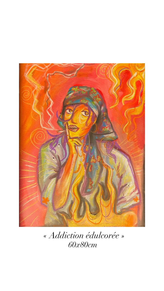 Addiction édulcorée 
60x80cm