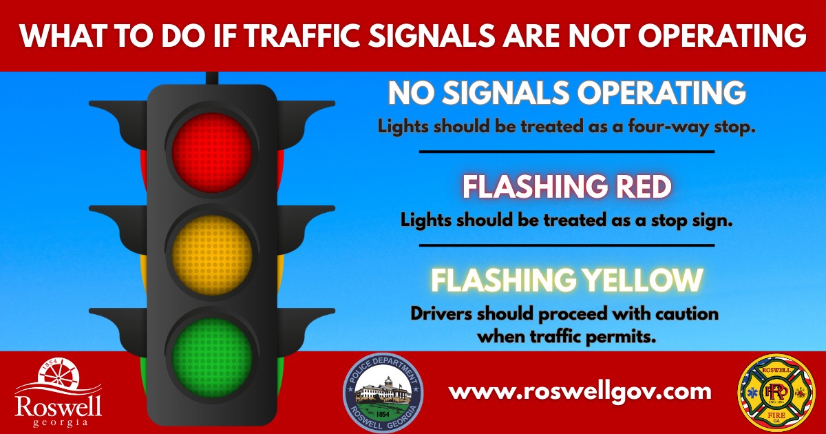 Roswell Fire Department (@roswellgafire) on Twitter photo ⚡ Power outage alert: Atlanta St (Azalea Dr to Oxbo Rd) and Marietta Hwy (Willeo Rd to Atlanta St) are affected. <a href="/GeorgiaPower/">Georgia Power</a> crews are investigating. 🚦 Remember: treat all dark traffic lights as a four-way stop! ⚡ Power outage alert: Atlanta St (Azalea Dr to Oxbo Rd) and Marietta Hwy (Willeo Rd to Atlanta St) are affected. <a href="/GeorgiaPower/">Georgia Power</a> crews are investigating. 🚦 Remember: treat all dark traffic lights as a four-way stop!