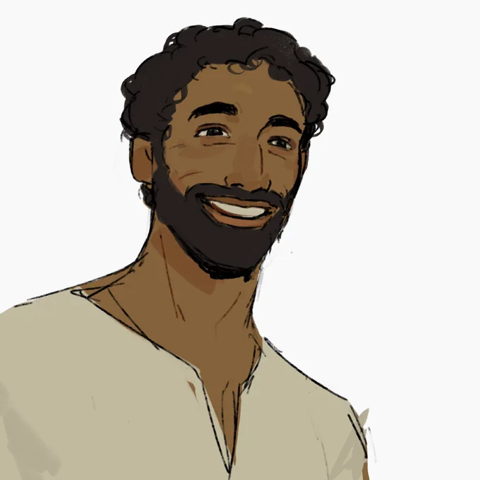 Smiling practice with the guys 