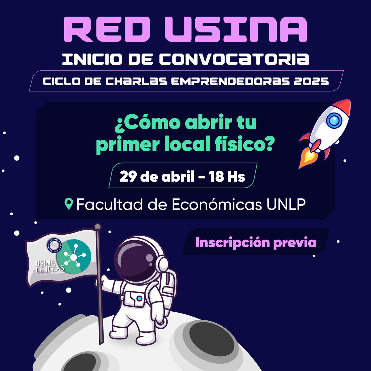 ¿Soñás con abrir tu primer local físico?

INSCRIPCIÓN PREVIA💥 ¡Últimos lugares!💥
linktr.ee/redusina?utm_s…

<a href="/economicas_unlp/">Ciencias Económicas UNLP</a>