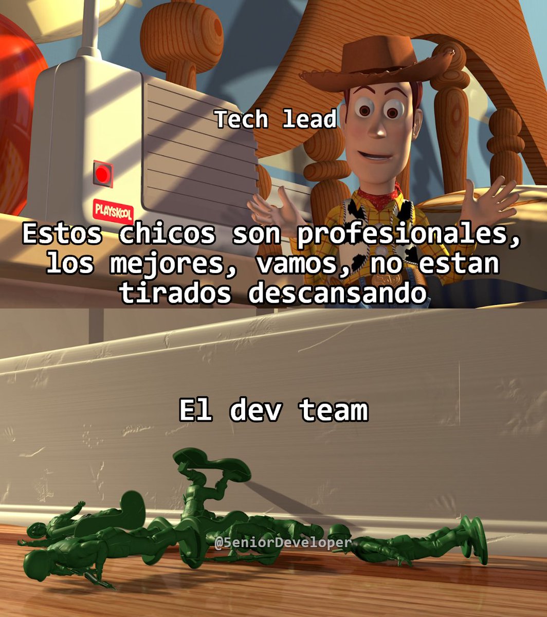 En un proyecto, el manager del team consiguió una promoción y asignaron a otro que llevaba 17 años en la empresa.

Sus primeras instrucciones fueron:

1. Copiarlo en todos los correos.

2. Abrir un chat diario con el dev team y preguntar cada hora en qué estaban trabajando.
