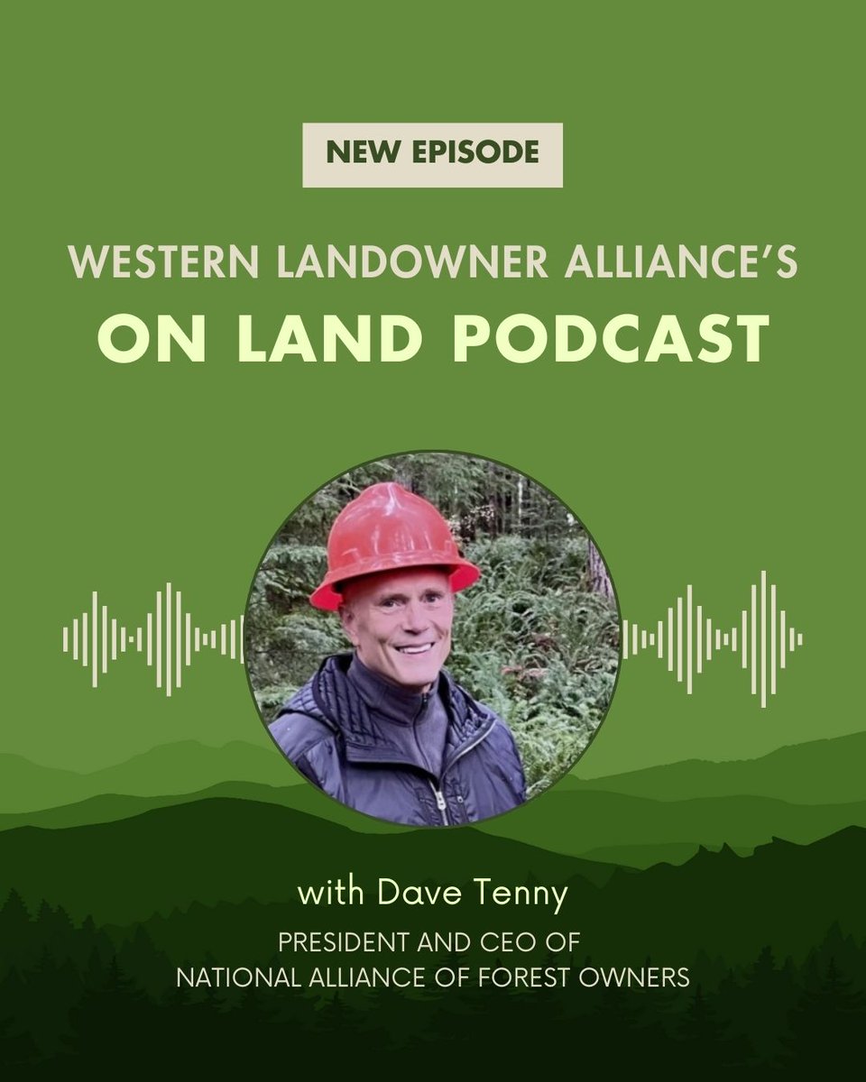 NAFO Forests (@nafo_forests) on Twitter photo NAFO President & CEO Dave Tenny joins <a href="/VoiceofWLA/">Western Landowners</a> on the On Land Podcast to talk about how our members are leading the way in modern forestry.
From wildfire resilience to wildlife conservation and carbon markets, NAFO members are setting the national standard for sustainable, NAFO President & CEO Dave Tenny joins <a href="/VoiceofWLA/">Western Landowners</a> on the On Land Podcast to talk about how our members are leading the way in modern forestry.
From wildfire resilience to wildlife conservation and carbon markets, NAFO members are setting the national standard for sustainable,