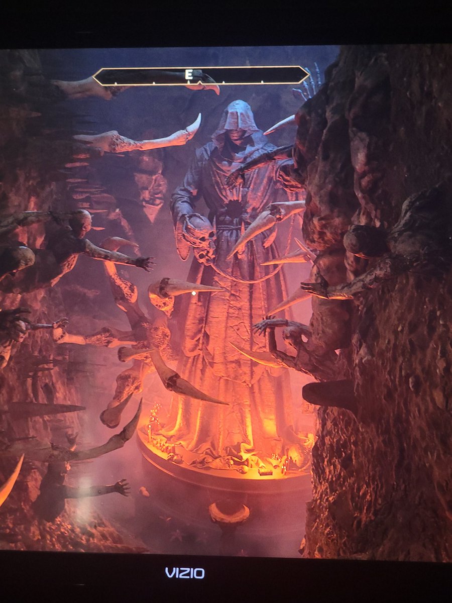 Hail, Sithis! #Oblivionremaster Deepscorn Hollow Shrine.