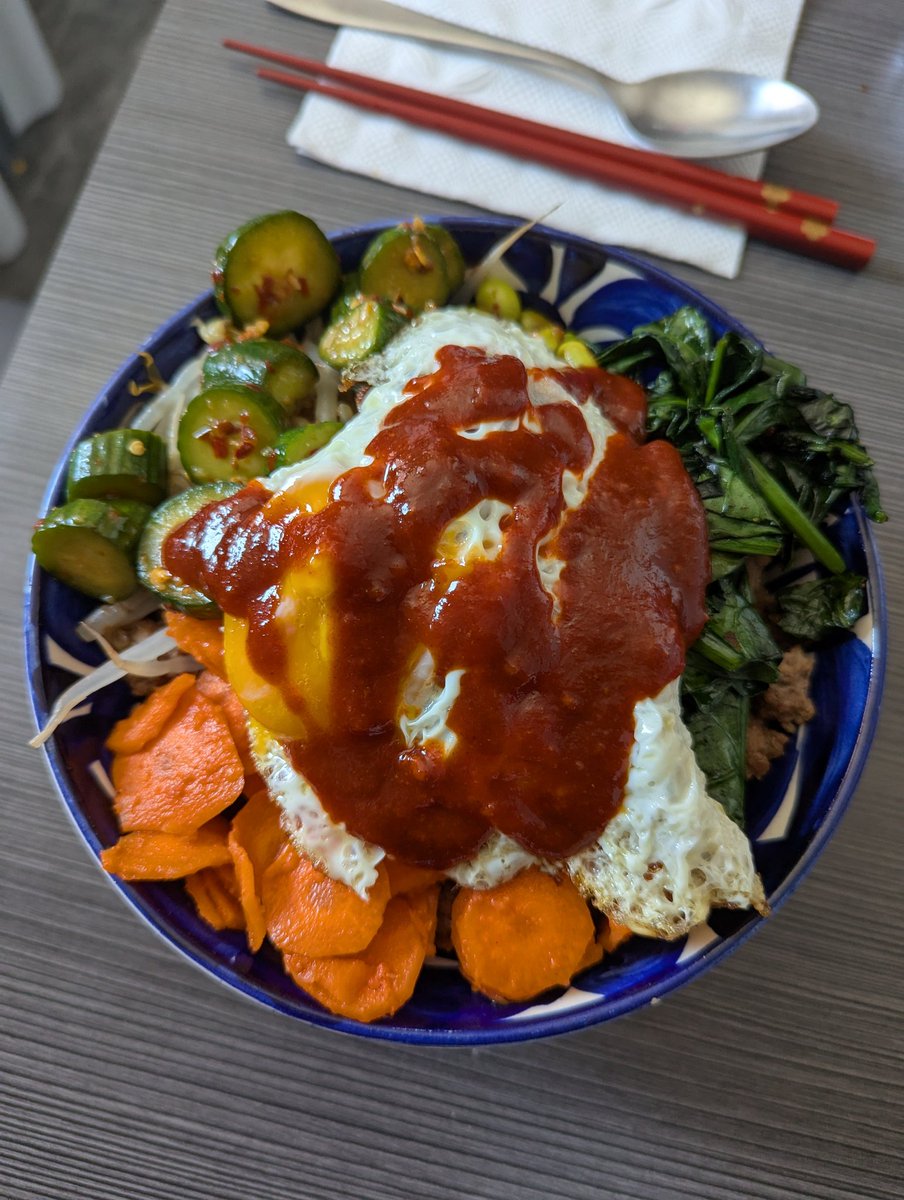 Maxmaps's tweet image. Homemade bibimbap kinda day