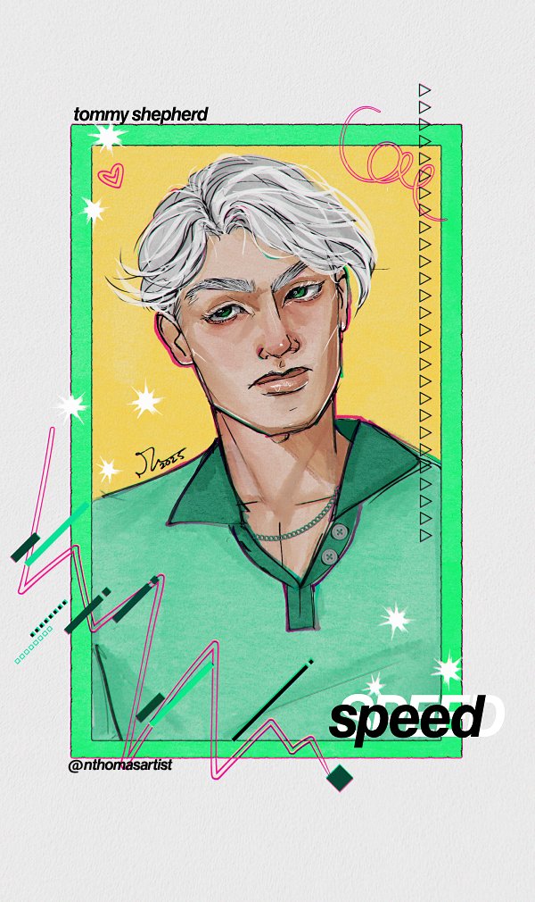 nthomasartist's tweet photo. Tommy Shepherd - Speed

My other favorite white haired speedster, and like his uncle, he doesn't get as much attention as his sibling so I was excited to draw him

#speed #tommyshepherd #youngavengers #magnetfamily #scarletwitch #wandamaximoff #tommymaximoff https://t.co/FKLyr2mEie