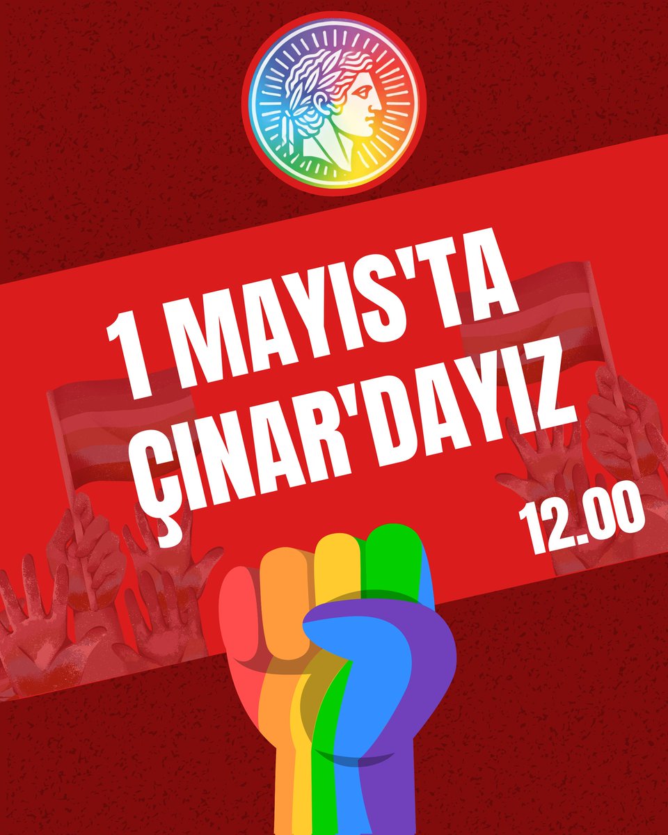 queeriadenizli's tweet photo. BİZİMLE YÜRÜ LUBUNYA !✊️🏳️‍🌈

1 Mayıs saat 12.00'de Çınar Meydanı'nda toplanıp 12.30'ta Ulus Meydanı'na yürüyoruz!

Direnişimizi büyütmek için sen de bize katıl beraber yürüyelim! https://t.co/D0T8Wa5fVt