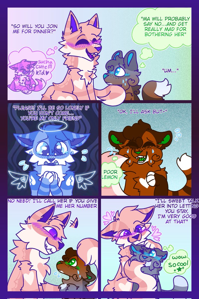 zimneedslove's tweet photo. Just posting everything before I forget 
#grooming #darkcomic #manipulation #nikocomic #sicklysweet #furry #nervous #guilt #tripping https://t.co/kYzPPyFjhw