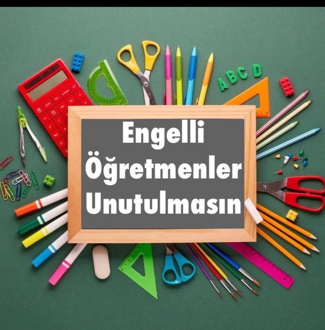 NsrtYslcyr's tweet photo. @RTErdogan Sevinç yarım kaldıysa, mutluluk da yarım kalır. Tüm engelli öğretmenler için tam atama şart!
#EngelliÖğretmenlereTamAtama https://t.co/81ZzunaZ1K