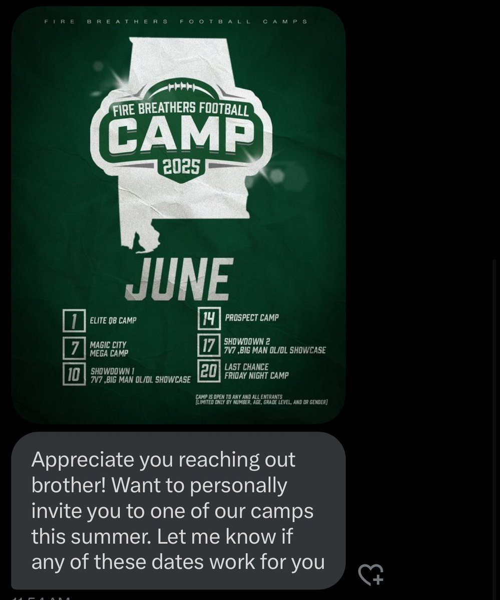 Cayden Hughley (@caydodaking) on Twitter photo huge invite from uab to their camps this summer,thank you for the opportunity💪🏾special shoutout to <a href="/CoachKGarver/">Coach Kevin Garver</a> and <a href="/DilfersDimes/">Trent Dilfer</a>💚🤍!!!!@jacksonbill01 huge invite from uab to their camps this summer,thank you for the opportunity💪🏾special shoutout to <a href="/CoachKGarver/">Coach Kevin Garver</a> and <a href="/DilfersDimes/">Trent Dilfer</a>💚🤍!!!!@jacksonbill01