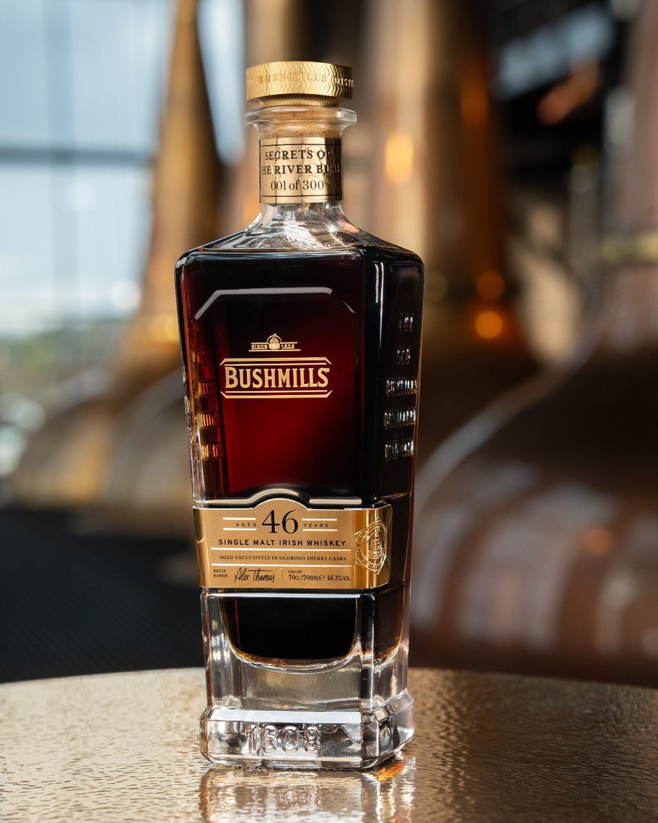 A shining example of what Irish whiskey can become.” 
- @forbes on the oldest Irish single malt ever released.

Want first access to new releases like our 46 Year Old: Secrets of The River Bush? Sign up.
bit.ly/3SbVsqK