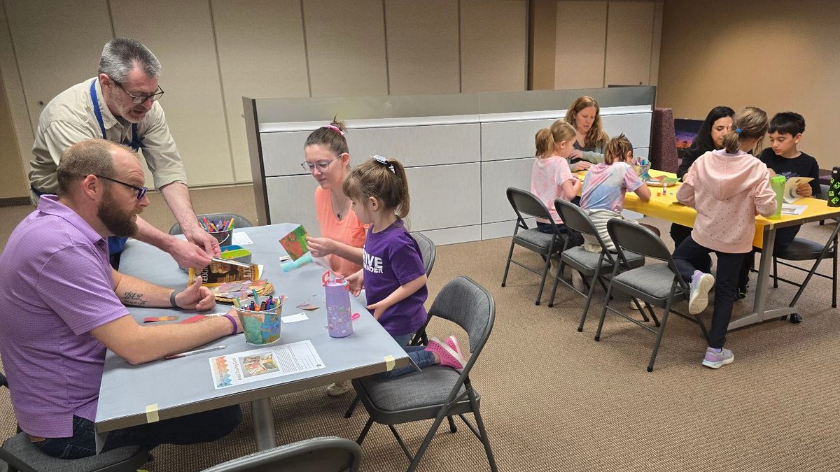 Alzheimer's Association Michigan Chapter (@alzmichigan) on Twitter photo It was #TakeYourChildToWorkDay last week at our Southfield office! ๐ผ
Kids (and staff) had a fun-filled day with an art activity with <a href="/DIADetroit/">Detroit Inst of Arts</a>, pet therapy, games and a <a href="/umichalzheimers/">U-M Alzheimer's Disease Center</a> research presentation. Michigan Chapter staff also shared their work. It was #TakeYourChildToWorkDay last week at our Southfield office! ๐ผ
Kids (and staff) had a fun-filled day with an art activity with <a href="/DIADetroit/">Detroit Inst of Arts</a>, pet therapy, games and a <a href="/umichalzheimers/">U-M Alzheimer's Disease Center</a> research presentation. Michigan Chapter staff also shared their work.