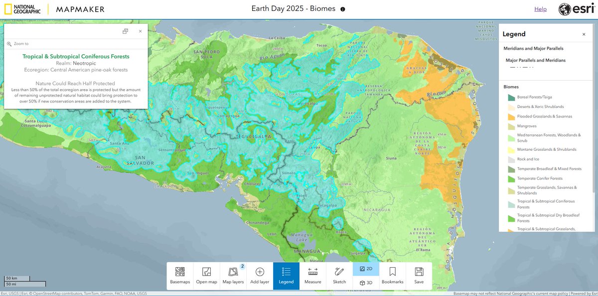GISEd's tweet photo. Earth Day was almost 1 week ago, but we can still appreciate Earth year-round! 🌎
In #NatGeoMapMaker, explore Earth's various Biomes 😍 https://t.co/rLVVpD84iy https://t.co/e4PdgFZgsh