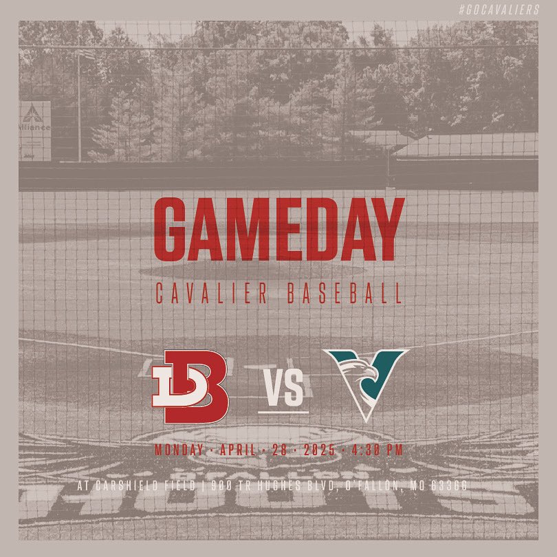 DuBourgBaseball's tweet photo. GAMEDAY
๐ Veritas Christian Academy
๐ Carshield Field
โฐ 4:30 (CST)
#DBBaseball #CavalierBaseball #BISHOPDubourg #Baseball #GOCavaliers https://t.co/2NXgV3jScH