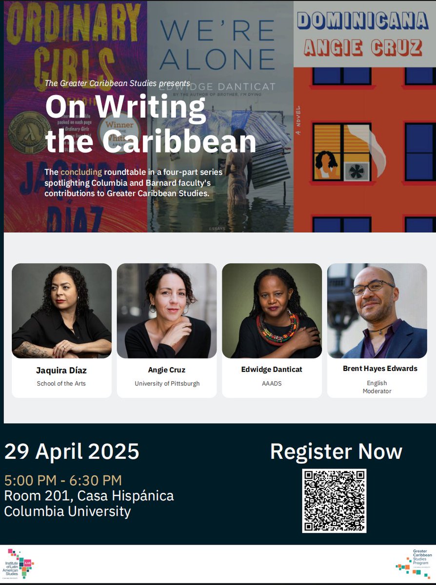 Event tomorrow🙌🏻  
On Writing the #Caribbean  
Register and don’t miss out -  
events.columbia.edu/cal/event/even…