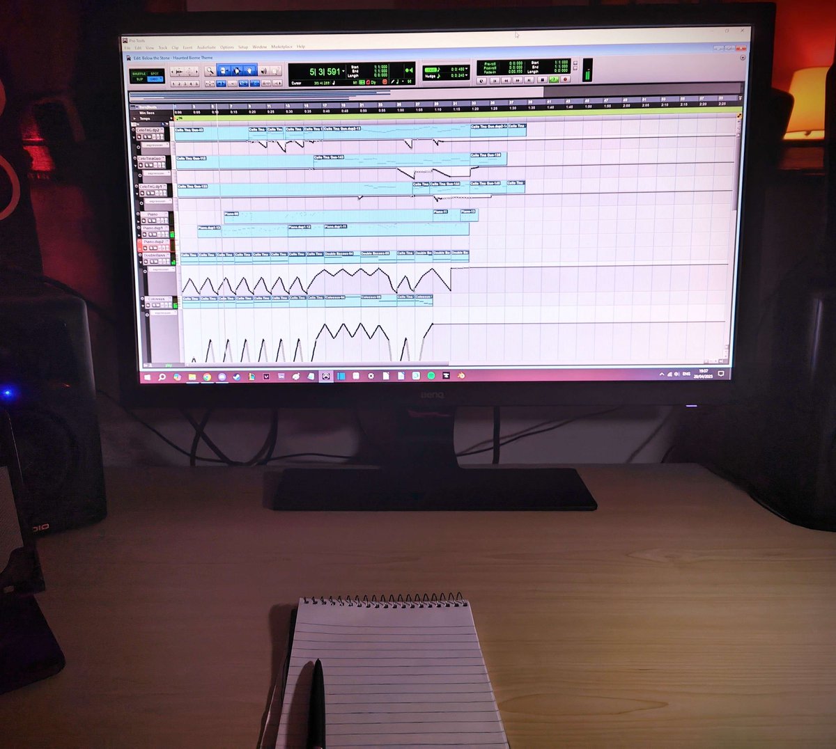 AeltherionMusic's tweet photo. #MondayMotivation Working on multiple pieces tonight YIPPIE 🥰🥰🥰
Also the last few weeks of me using @AvidProTools 11 🫣 before I switch over to Cubase 14...I took the plunge and bought the crossgrade after 12 years of using the same software! #musicdev https://t.co/Dmd6Cp7T3Y