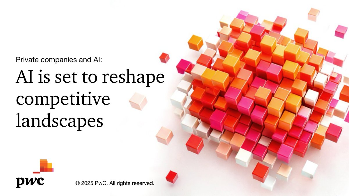 BatraGee's tweet photo. AI is reshaping industries—companies must embrace AI strategies and tools to thrive. Don't wait for the competition to lead the way. #PwCInsights #PrivateCompanies #PwCPrivate

https://t.co/9Fkv0lbFVo https://t.co/8lY1kvFHys