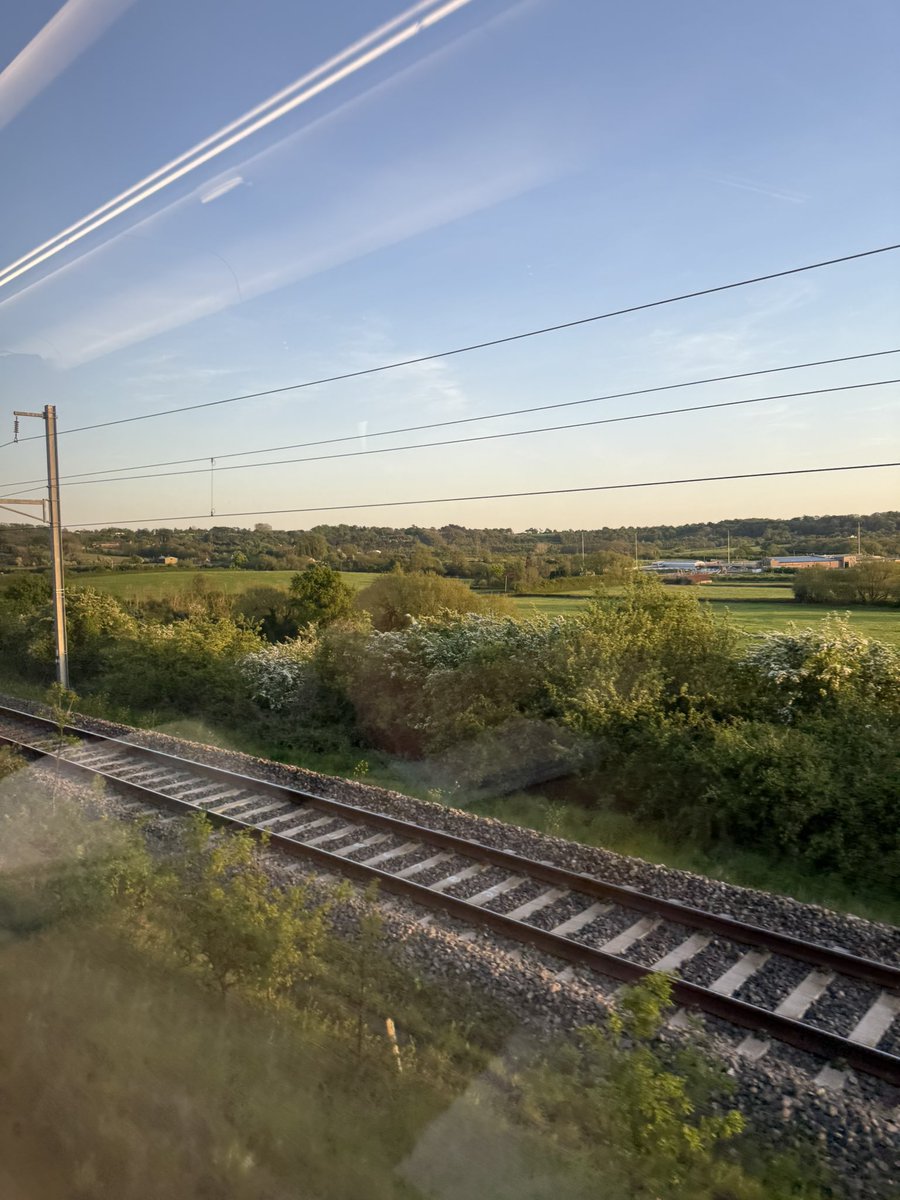 Lovely evening for a commute to London!