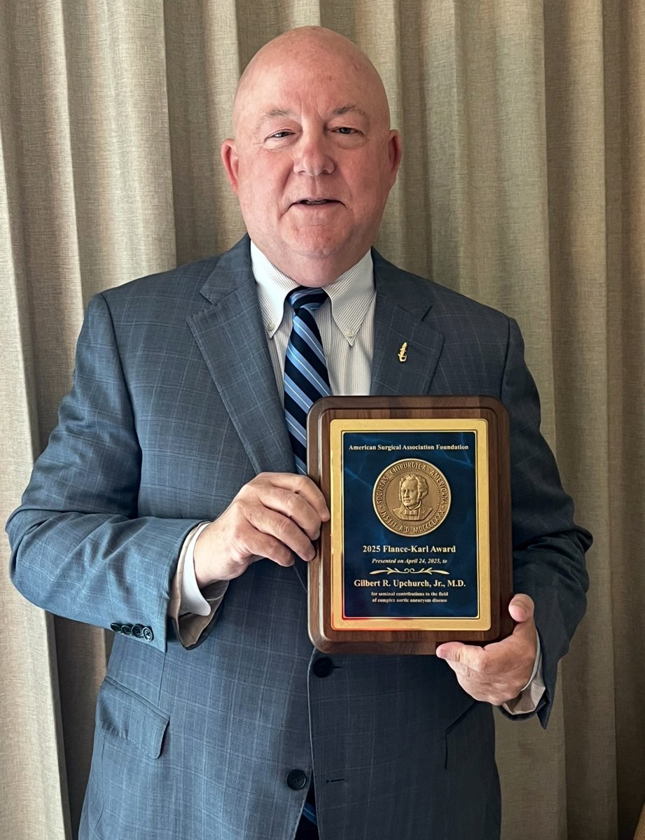 UF Surgery (@ufsurgery) on Twitter photo Congratulations to our chair, Dr. Gilbert R. Upchurch, on being honored with the 2025 Flance-Karl Award from the American Surgical Association! <a href="/gru6n/">Gilbert Upchurch</a> 🐊🐊🐊 Congratulations to our chair, Dr. Gilbert R. Upchurch, on being honored with the 2025 Flance-Karl Award from the American Surgical Association! <a href="/gru6n/">Gilbert Upchurch</a> 🐊🐊🐊