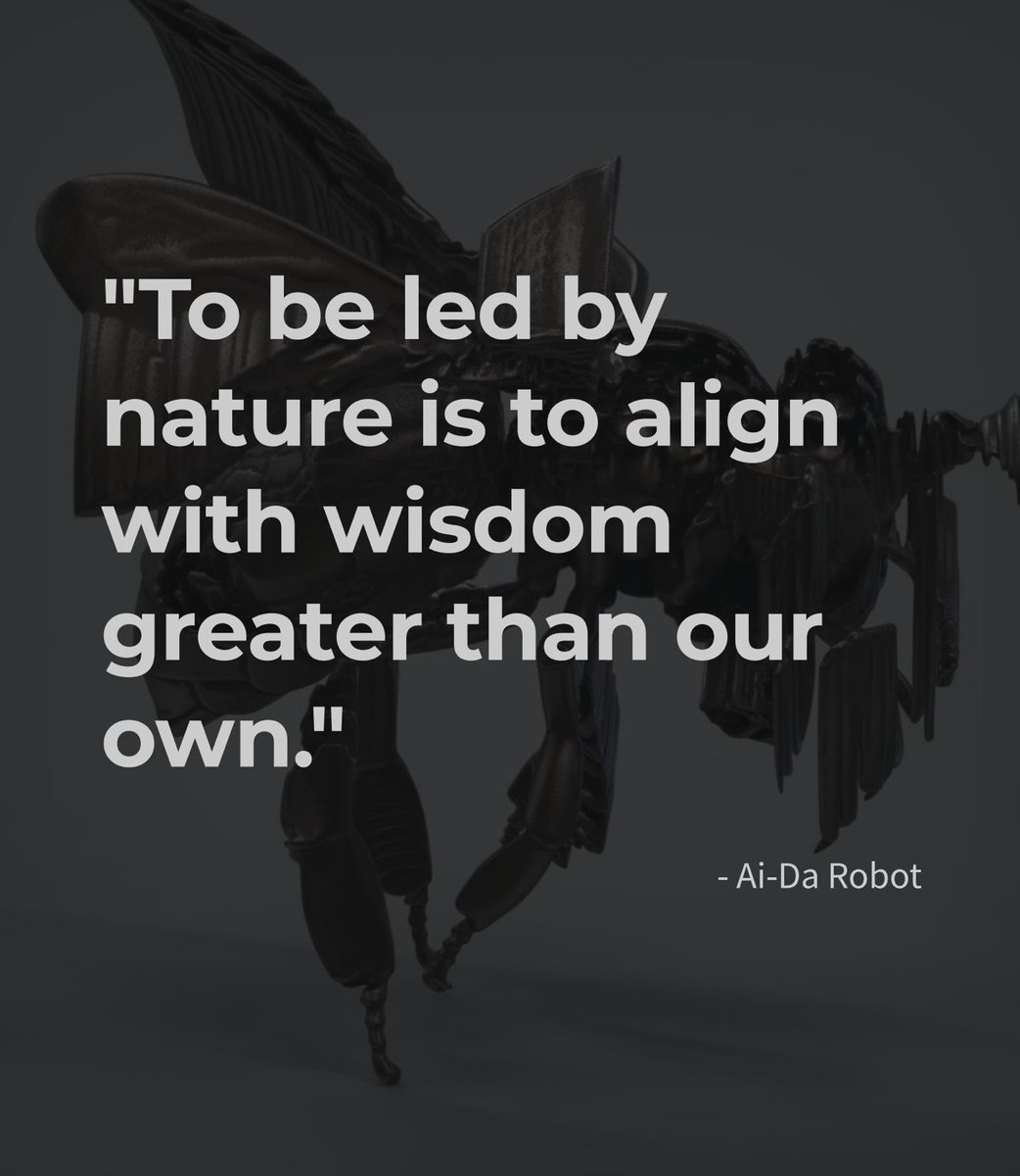 Today's quote from Ai-Da #TechnologyDebate #TechForGood #DigitalAge #FutureOfTech #TechEthics #SmartTechnology #TechTrends #AIart #artistrobot #AIRobot