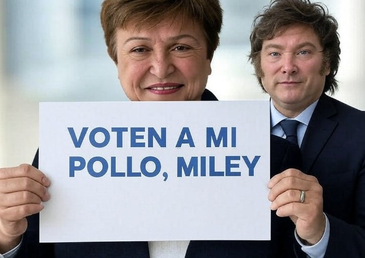 <a href="/CFKArgentina/">Cristina Kirchner</a> Che Kristalina
Gran parte del pueblo Argentino
Quieremos que nos gobierne nuestros Dirijentes ..y no vamos a pagar la deuda que deja su representado porque no la pedimos    ....