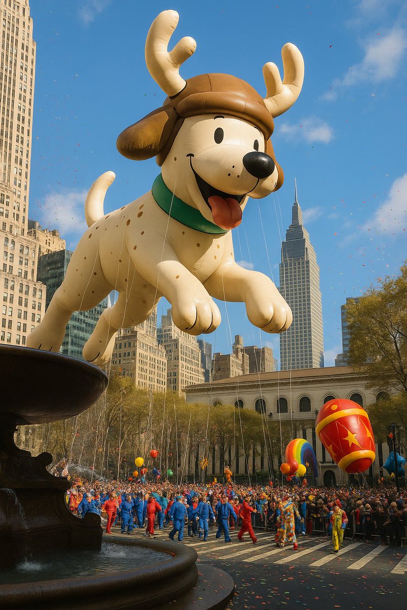 mikedemarais's tweet photo. was sitting in bryant park yesterday daydreaming about Moose

man it’s so cool to imagine something and then make it a real image https://t.co/HwR74NEkpn