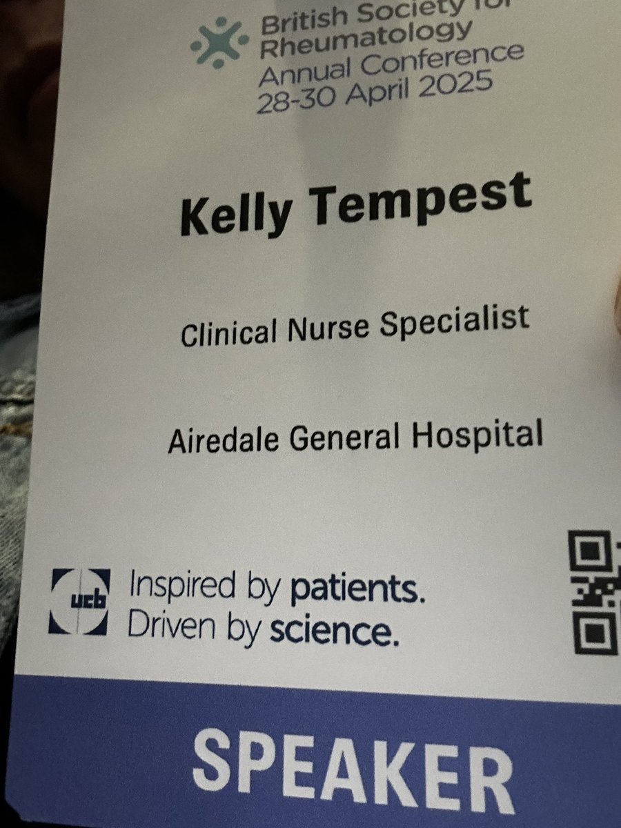 Kelly Tempest (was Hayes) (@kellyanne2378) on Twitter photo Exciting day planned. #BSR25 loving the new AxSpA playbook. Can’t wait to start implementing this <a href="/AiredaleNHSFT/">Airedale Hospital</a> #reducetimetodiagnosis #imporvingpatientoutcomes
#savingmillions Exciting day planned. #BSR25 loving the new AxSpA playbook. Can’t wait to start implementing this <a href="/AiredaleNHSFT/">Airedale Hospital</a> #reducetimetodiagnosis #imporvingpatientoutcomes
#savingmillions