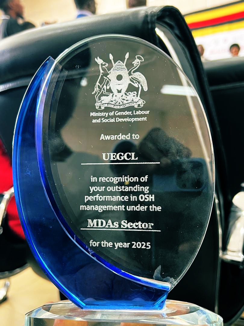 AkurutMaria's tweet photo. During the celebrations at UIRI, UEGCL was recognized as the *Most Outstanding MDA Performer in OSH Management*, an honor that underscores the Company’s commitment to safeguarding its greatest asset - the workforce.

#GeneratingSafelyForGenerations
#WorldWHSDay2025
#SafeDay2025 https://t.co/9JzgPDUI6M