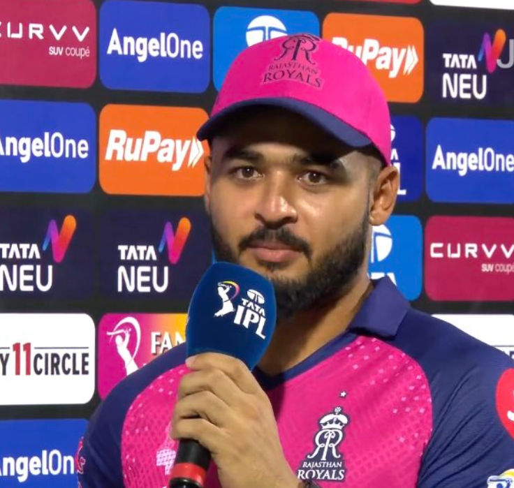 #RiyanParag  🗣️

"You can learn everyday watching the IPL. Learn how RCB do things, how Surya bhai does his stuff. A big one, we were searching for this win. It came one-sided which makes me happy. See what wicket we get next game and then decide." 

📸: JioHotstar

#IPL2025