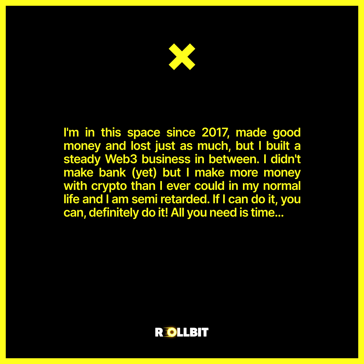 coinfessions's tweet image. I am semi retarded.