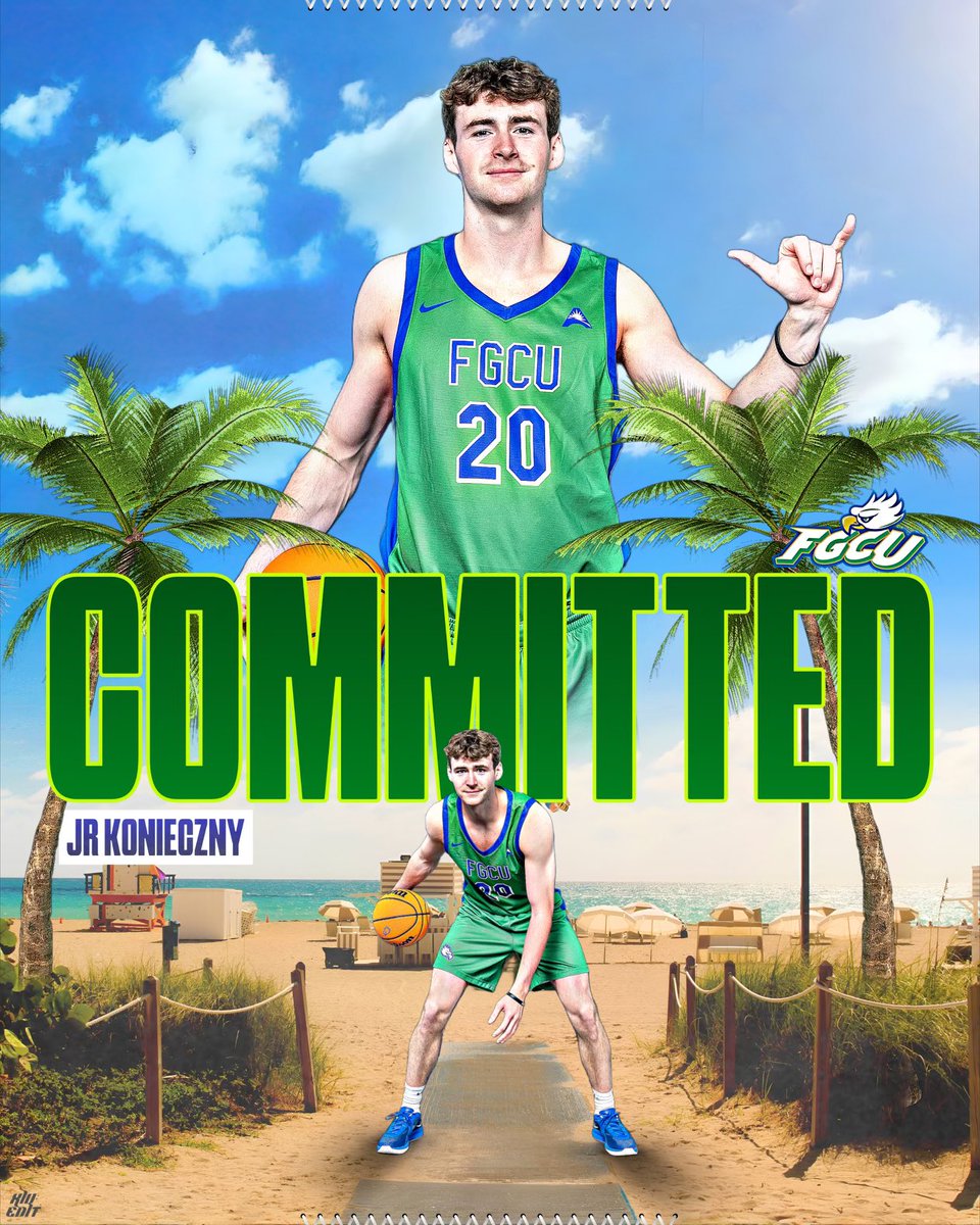 BREAKING: JR Konieczny will finish out his college career at Florida Gulf Coast!

The SB Saint Joe grad averaged 6 points per game the last 2 seasons for Notre Dame.

He will graduate from Notre Dame next month and has one year of eligibility remaining.

Congrats <a href="/TheJrKonieczny/">JR Konieczny</a>!