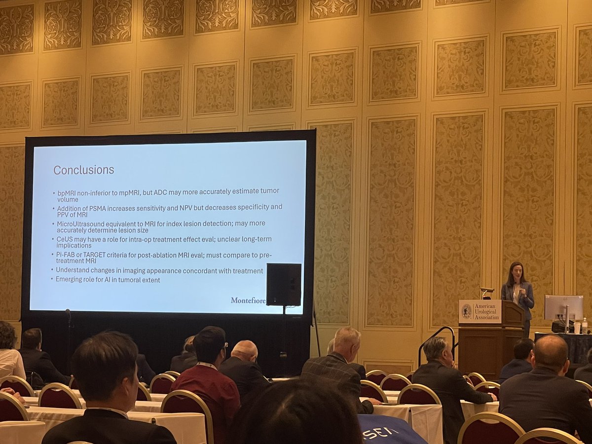 Alexander Light (@ajwlight) on Twitter photo Great talk by <a href="/KaraWattsMD/">Kara Watts</a> on imaging for focal therapy at <a href="/FocalSociety/">Focal Therapy Society</a> session #AUA25
Key uncertainties are the impact of intra-operative contrast-enhanced US imaging & utility of post-operative MRI
Watch this space for #IP14FOCUS and #IP17AIM trials - should address both! Great talk by <a href="/KaraWattsMD/">Kara Watts</a> on imaging for focal therapy at <a href="/FocalSociety/">Focal Therapy Society</a> session #AUA25
Key uncertainties are the impact of intra-operative contrast-enhanced US imaging & utility of post-operative MRI
Watch this space for #IP14FOCUS and #IP17AIM trials - should address both!