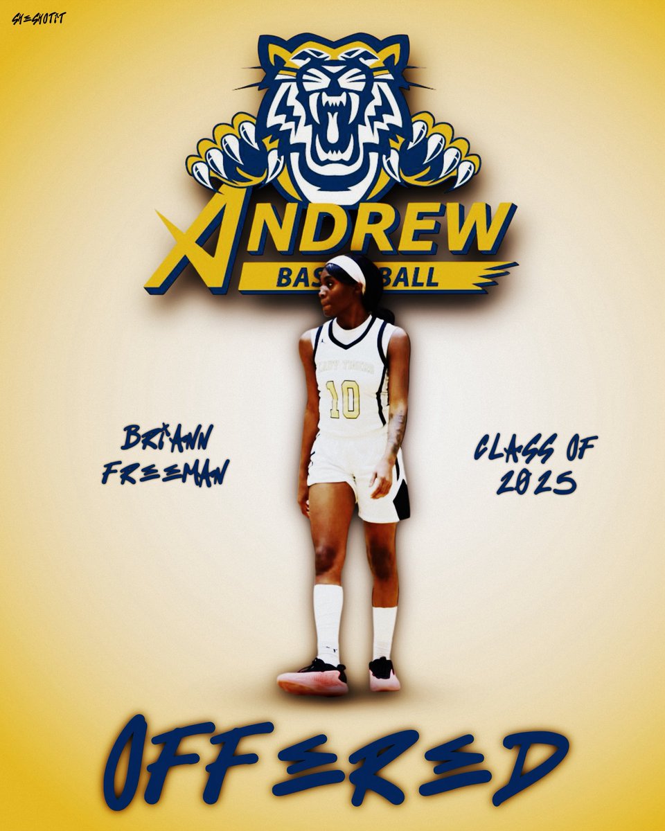 Blessed to receive an offer from Andrew College!💙🙏🏾 #GoTigers #Notcommmited