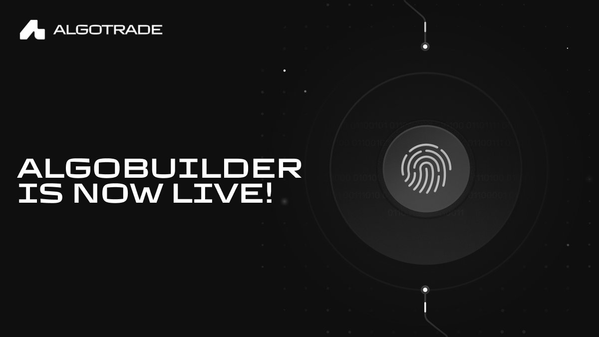 AlgoTrade__'s tweet image. AlgoBuilder Release🤖
It's been a while, but the building has never stopped. We're thrilled to announce that the AlgoBuilder is officially public for users to start using!
Paper Trading Now Available
To begin with, users can set up paper trading strategies with real market…