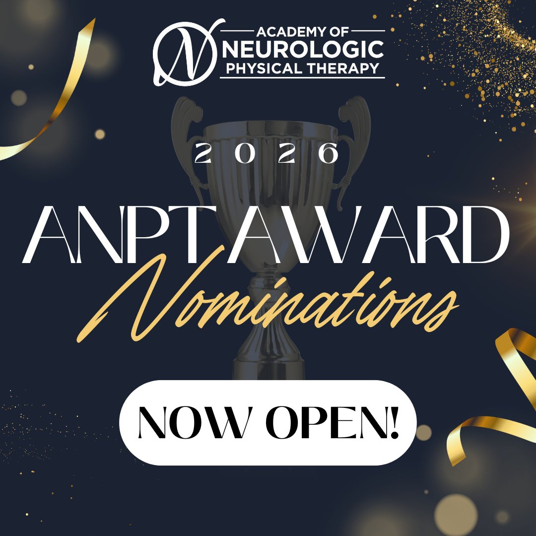 Nominations for the ANPT 2026 Awards are now open. Do you have a great colleague who should be recognized? Click here for the descriptions of the 10 individual awards and nomination forms: neuropt.org/about-us/anpt-…

#APTANeuroPT