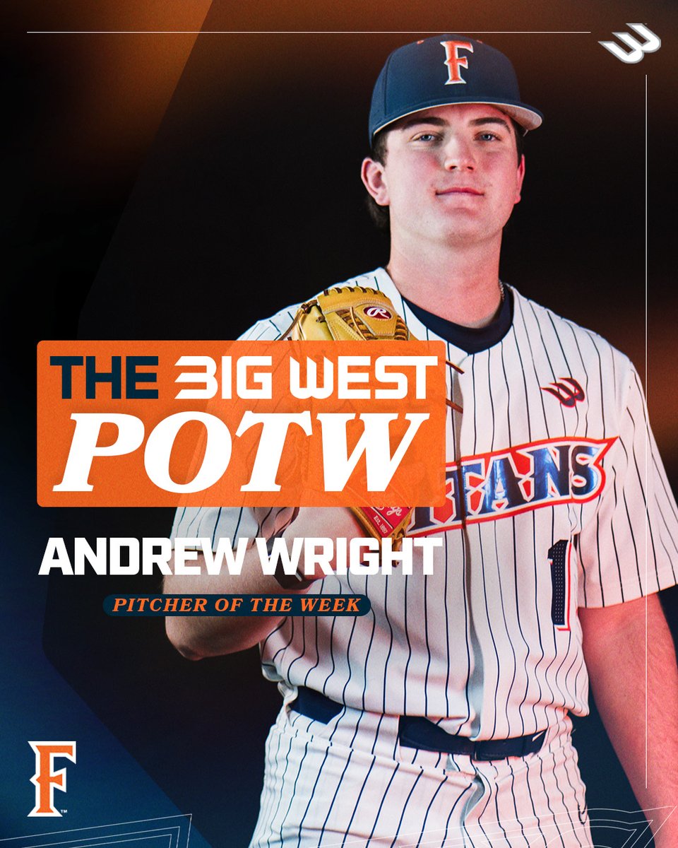 Three appearances, three saves... Big West Pitcher of the Week‼️

#TusksUp