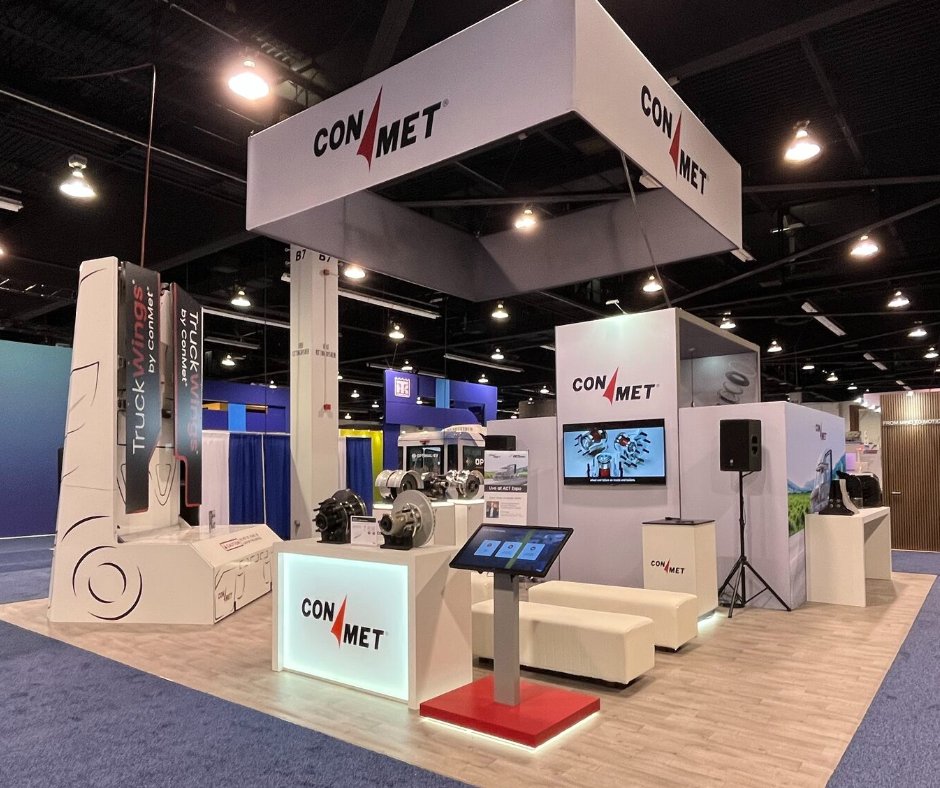 The future of sustainable freight begins today at ACT Expo 2025.

Stop by Booth 5863 from 4:30-6:30 this evening and see how we’re helping fleets drive real change from the wheels up.

Learn more at conmet.com/actexpo/

#ConMet #ACTexpo #Sustainability