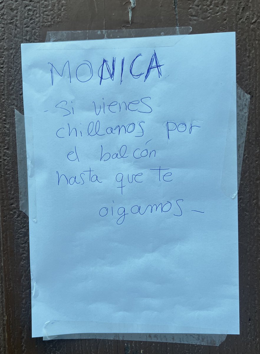 Mónica, estamos preocupados, avisa cuando llegues! 

#apagao #apagón