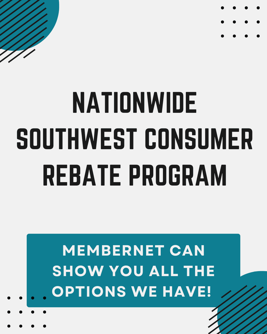 nswamg's tweet image. More traffic. More sales. More flexibility. 
With the Nationwide Southwest Consumer Rebate Program, you get access to exclusive, year-round promotions—plus the power to create custom offers tailored to your store.
#NationwideSouthwest #RebateProgram #RetailGrowth #SmartMarketing