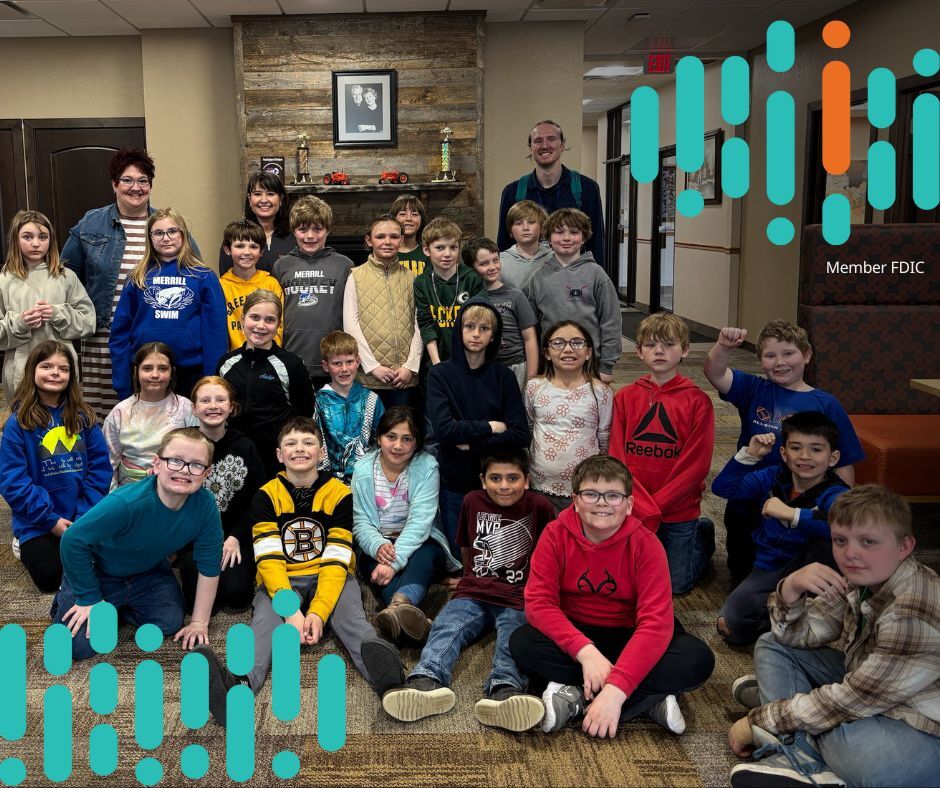 A huge shoutout to the 4th graders from Merrill Area Public Schools who joined us yesterday! 🚀 You showed us that the future of finance is bright—and full of energy. 💸